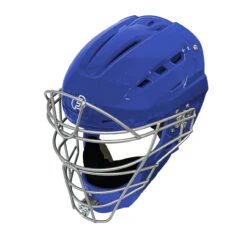 Force3 Defender V3 Baseball/Softball Catcher's Helmet -Baseball Equipment Store 22 force3 defender hockey style mask angle royal silver 97987.1678503757