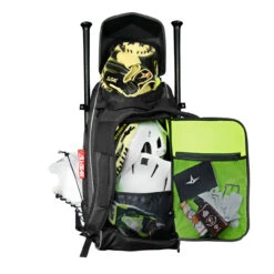 All-Star MVP Dual Hybrid Catcher's Baseball/Softball Backpack Bag -Baseball Equipment Store all star bbcbp blk 006 01815.1675197693