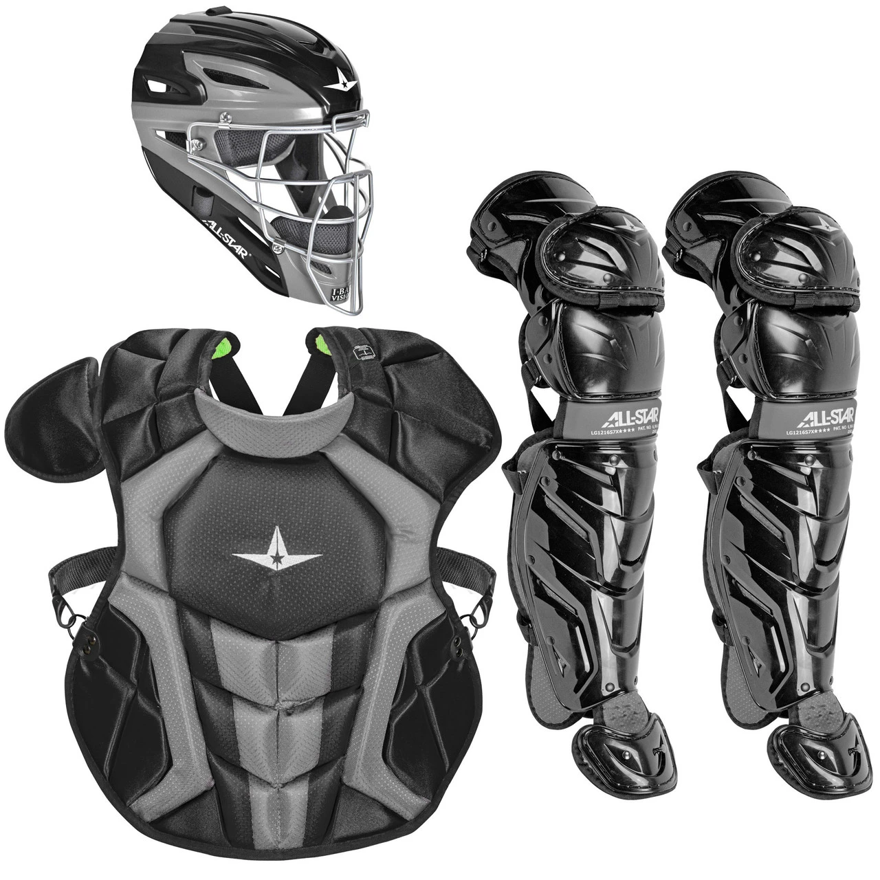 All-Star System7 Axis NOCSAE Youth Catcher's Package 1 All-Star System7 Axis NOCSAE Youth Catcher's Package