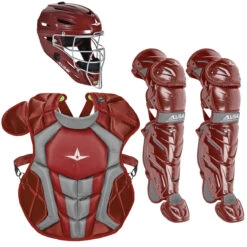 All-Star System7 Axis NOCSAE Youth Baseball Catcher's Package -Baseball Equipment Store all star ckcc1216s7xc mar 21496.1679286490