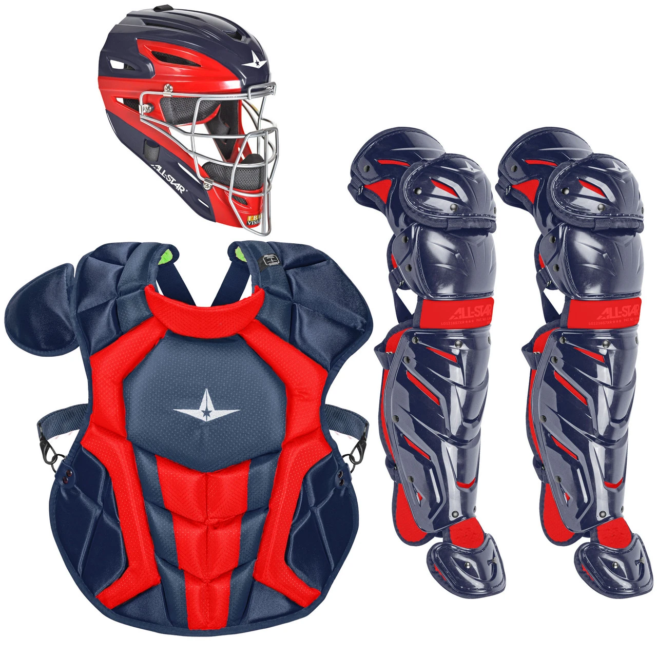 All-Star System7 Axis Travel Team NOCSAE Intermediate Catcher's Package 6 All-Star System7 Axis Travel Team NOCSAE Intermediate Catcher's Package - Image 6