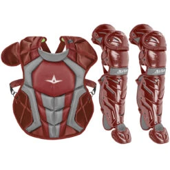 All-Star System7 Axis NOCSAE Intermediate Baseball Catcher's Gear Set -Baseball Equipment Store all star s7ancplgi mar 10367.1674473303