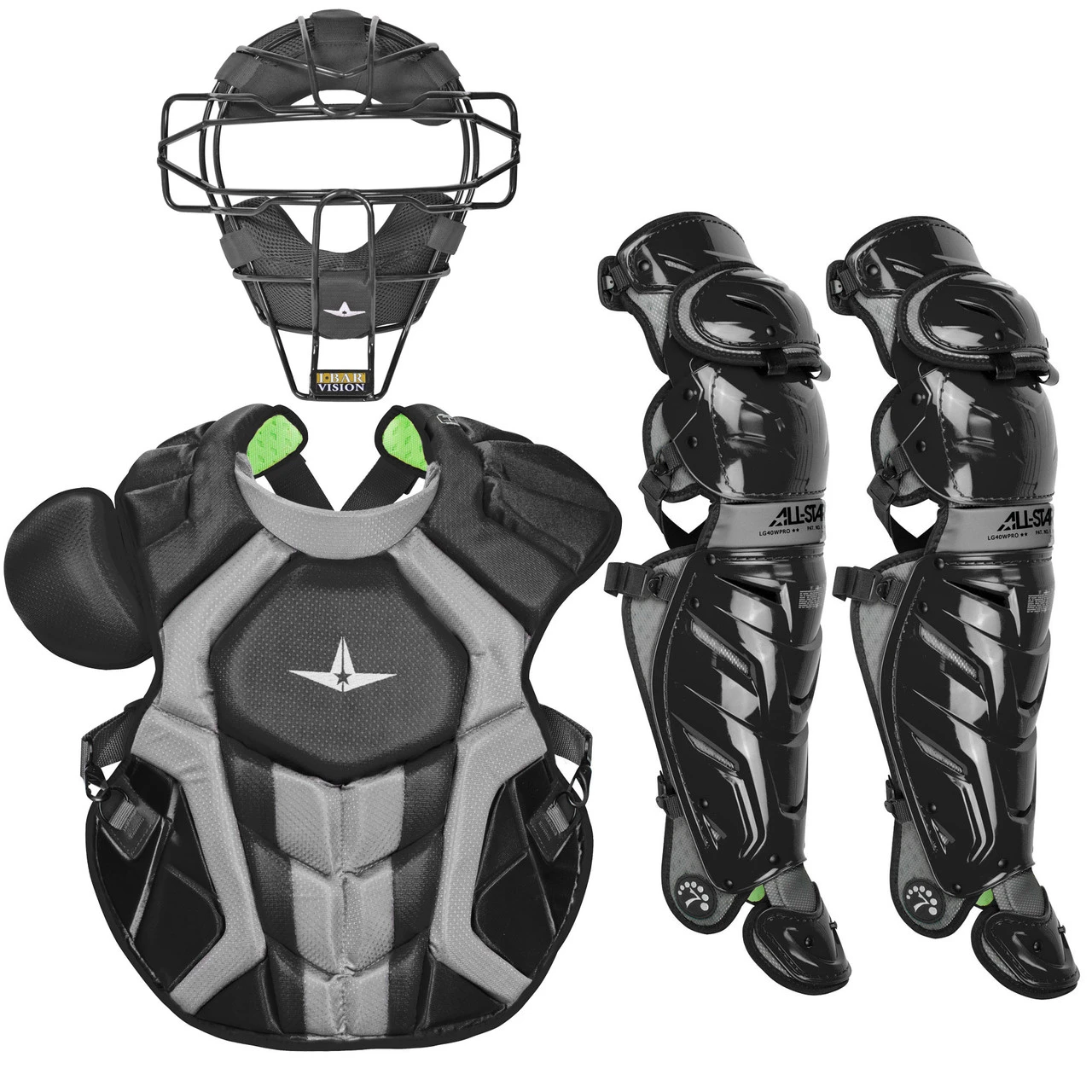 All-Star System7 Axis TM Adult NOCSAE Baseball Catcher's Package 1 All-Star System7 Axis TM Adult NOCSAE Baseball Catcher's Package