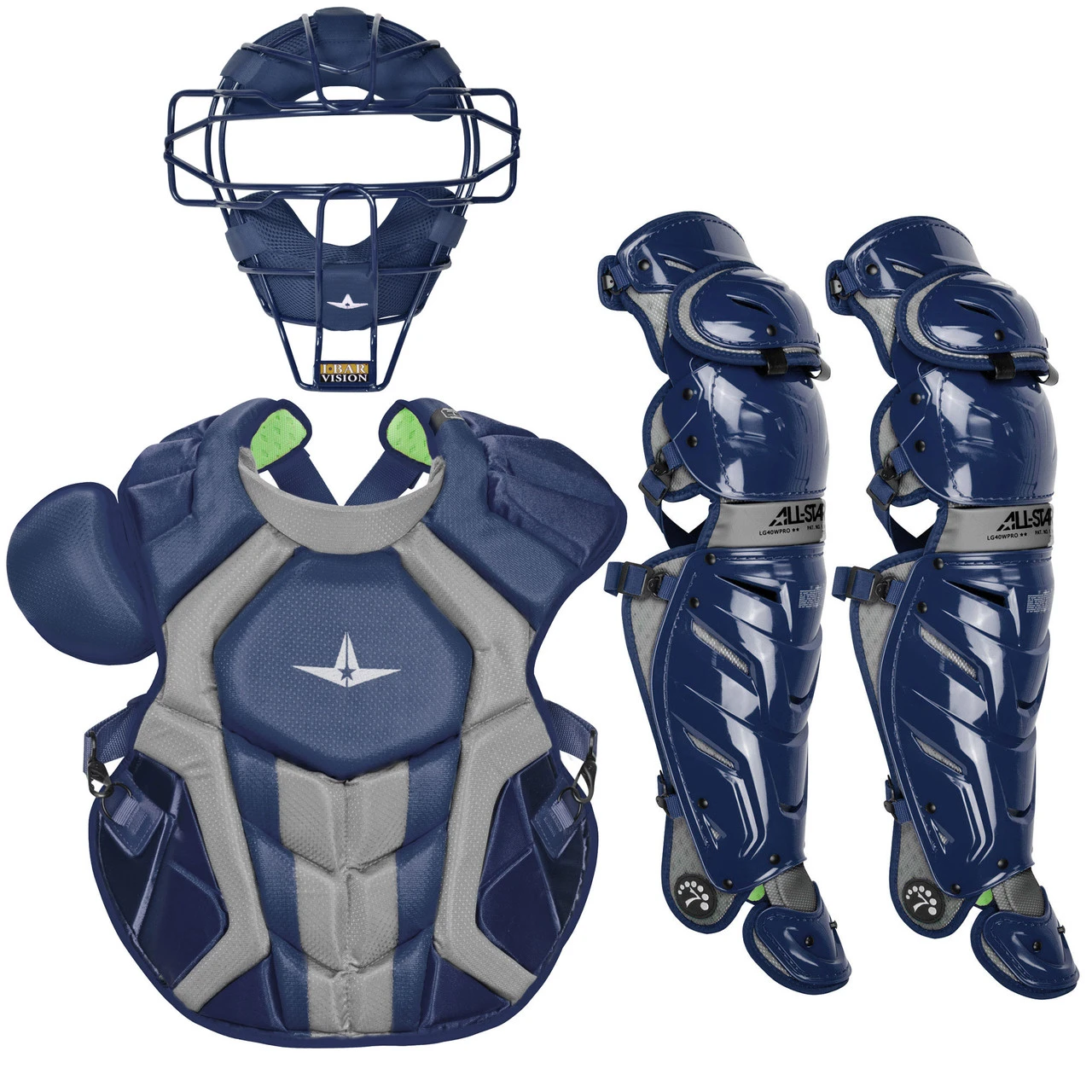 All-Star System7 Axis TM Adult NOCSAE Baseball Catcher's Package 5 All-Star System7 Axis TM Adult NOCSAE Baseball Catcher's Package - Image 5