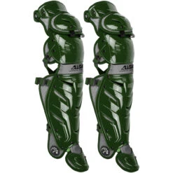 All-Star System 7 Axis 16.5 Inch Adult Baseball Catcher's Leg Guards -Baseball Equipment Store all star lg40wpro dgngph 20616.1679359011