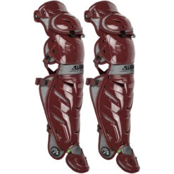 All-Star System 7 Axis 16.5 Inch Adult Baseball Catcher's Leg Guards -Baseball Equipment Store all star lg40wpro margph 24846.1679359011