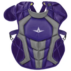 All-Star System7 Axis NOCSAE Youth Catcher's Chest Protector -Baseball Equipment Store as cpcc1216s7x pur 95992.1679416913