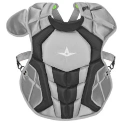 All-Star System7 Axis NOCSAE Youth Catcher's Chest Protector -Baseball Equipment Store as cpcc1216s7x sil 94966.1679416914