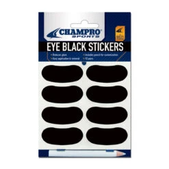 Champro Eye Black Stickers For Baseball, Softball And Football - 12 Pair