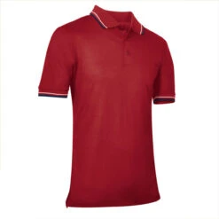 Champro Ump Dri-Gear Adult Baseball/Softball Umpire Shirt -Baseball Equipment Store champro umpshirt red 39508.1679402469
