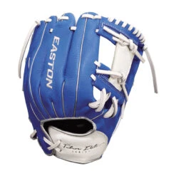 Easton Future Elite 11 Inch FE11 Youth Baseball Glove - Royal/White -Baseball Equipment Store easton fe11 rywh 2 59073.1672792185