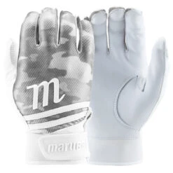 Marucci Crux Adult Baseball/Softball Batting Gloves -Baseball Equipment Store mbgcrx gy front 01 48622.1679475081