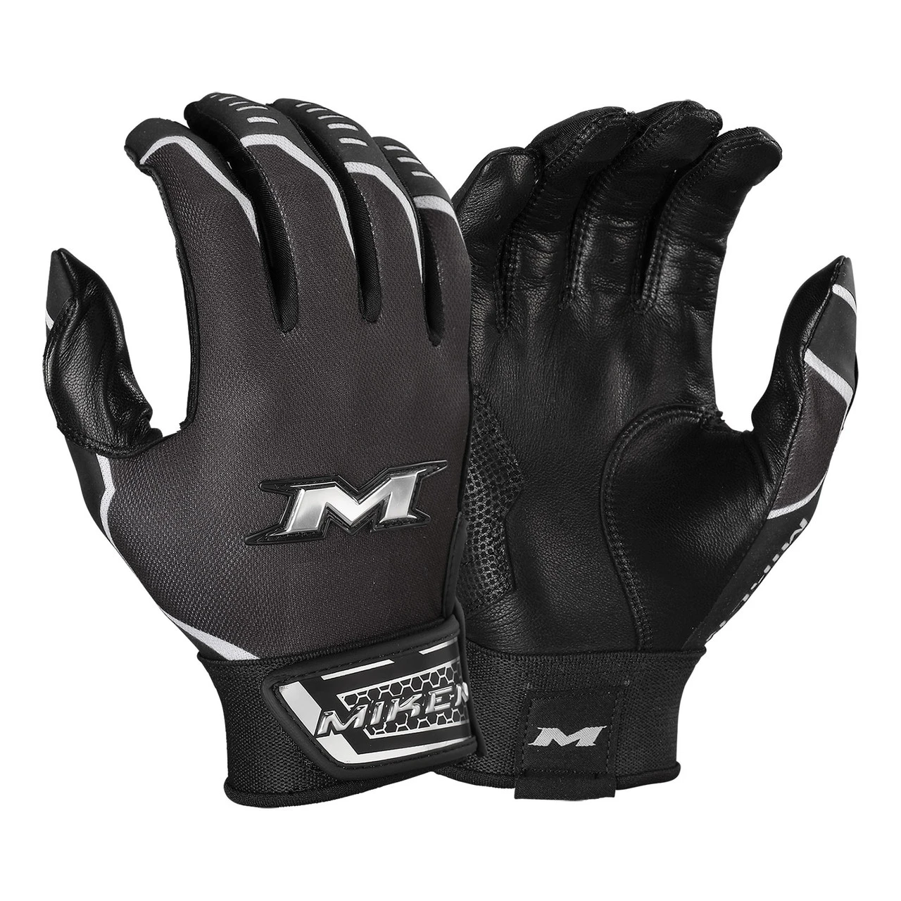 Miken Pro Series Adult Slowpitch Softball Batting Gloves 1 Miken Pro Series Adult Slowpitch Softball Batting Gloves