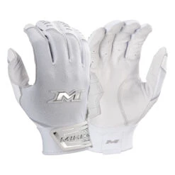 Miken Pro Series Adult Slowpitch Softball Batting Gloves 9 Miken Pro Series Adult Slowpitch Softball Batting Gloves -Baseball Equipment Store mpsp w 88 miken pro sp wh 1 01 24711.1675545769