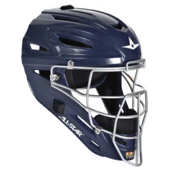 All-Star System Seven Adult Baseball Catcher's Helmet -Baseball Equipment Store mvp2500 nvy 42654.1679475073