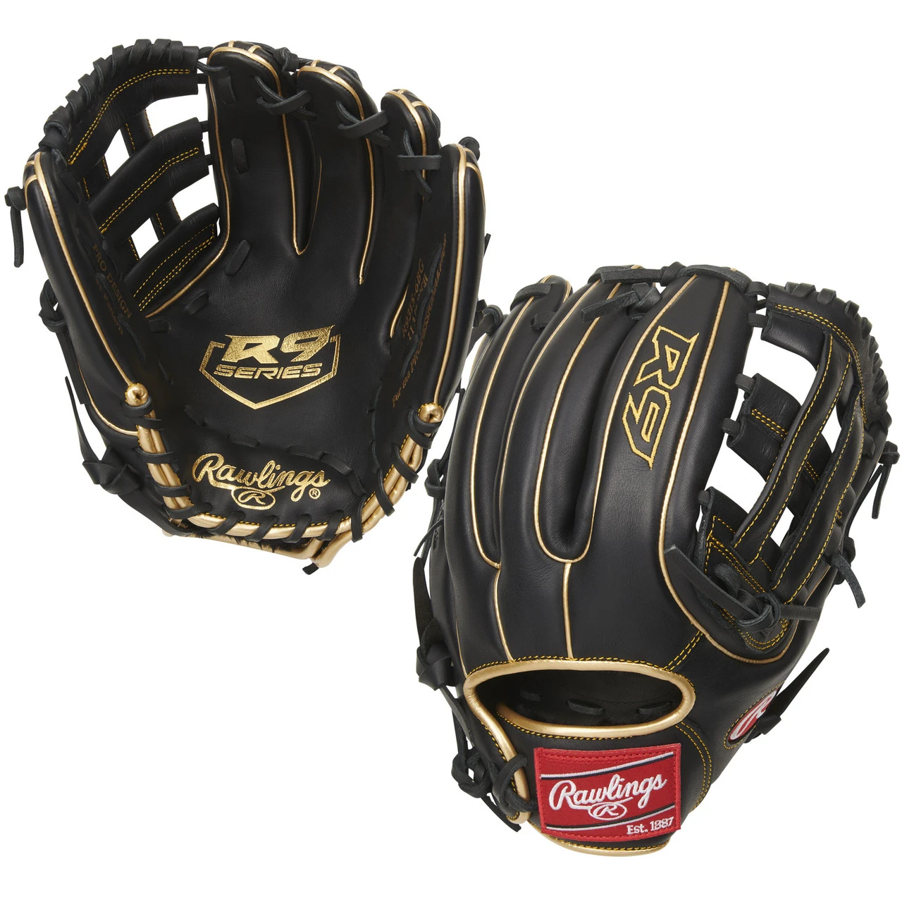 Rawlings R9 Series Narrow Fit 11.75 Inch R9315-6BG Baseball Glove 1 Rawlings R9 Series Narrow Fit 11.75 Inch R9315-6BG Baseball Glove