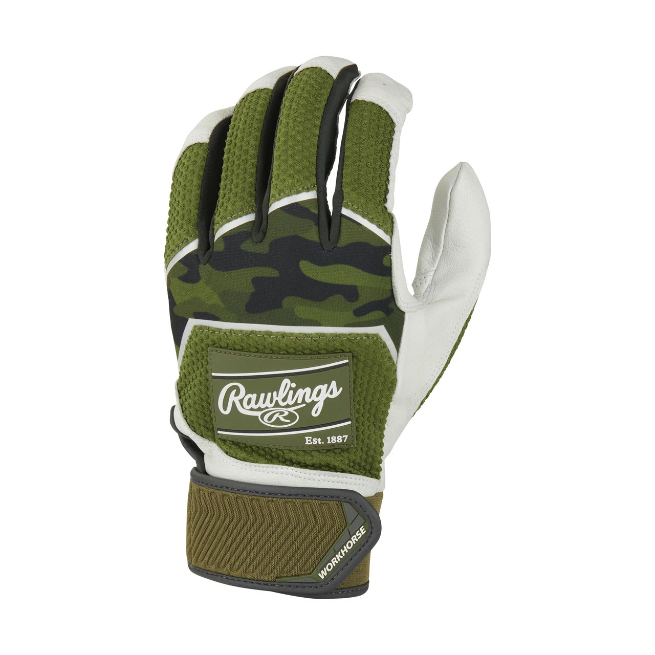 Rawlings Adult Workhorse Baseball/Softball Batting Gloves 9 Rawlings Adult Workhorse Baseball/Softball Batting Gloves - Image 9