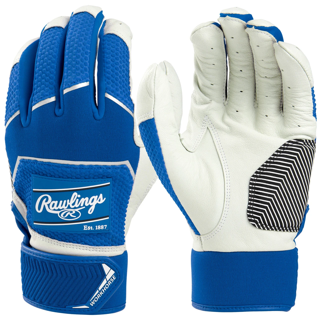 Rawlings Adult Workhorse Baseball/Softball Batting Gloves 4 Rawlings Adult Workhorse Baseball/Softball Batting Gloves - Image 4