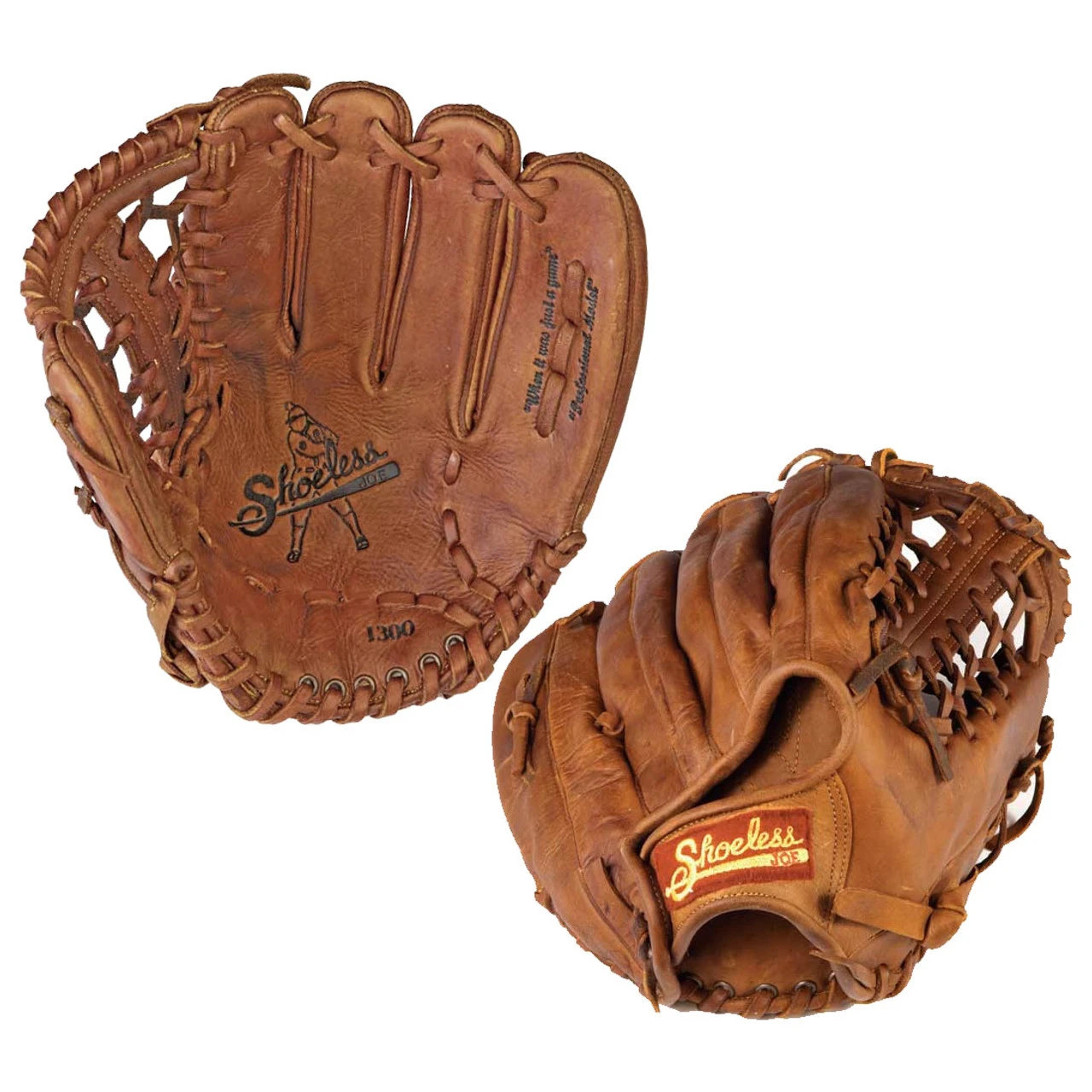 Shoeless Joe Professional Mod Trap 13 Inch 1300MTR Baseball/Softball Glove 1 Shoeless Joe Professional Mod Trap 13 Inch 1300MTR Baseball/Softball Glove