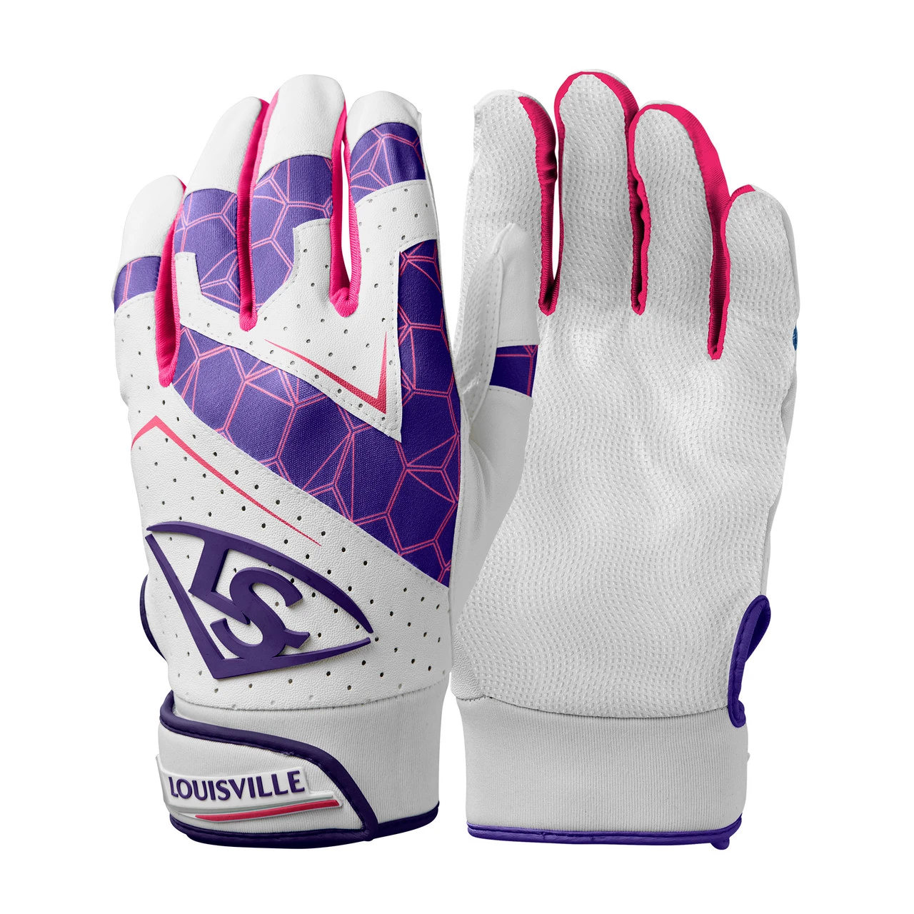 Louisville Slugger Genuine V2 Adult Baseball/Softball Batting Gloves 4 Louisville Slugger Genuine V2 Adult Baseball/Softball Batting Gloves - Image 4