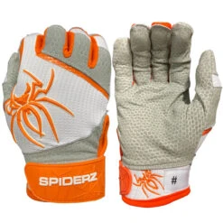 Spiderz PRO Adult Baseball/Softball Batting Gloves -Baseball Equipment Store spiderz pro21 redwht 58497.1679475060