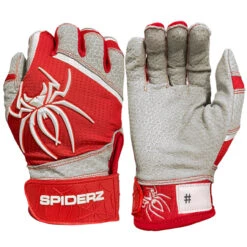Spiderz PRO Adult Baseball/Softball Batting Gloves -Baseball Equipment Store spiderz pro21 whtnvy 03462.1679475061