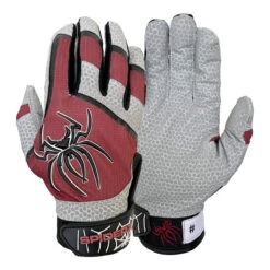 Spiderz PRO Adult Baseball/Softball Batting Gloves -Baseball Equipment Store spiderz pro21 whtorg 36035.1679475061
