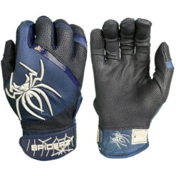 Spiderz 2023 PRO Adult Baseball/Softball Batting Gloves -Baseball Equipment Store spiderz pro23 whtrednvy 01 40057.1679474998