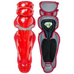 Under Armour UA Pro 4 Intermediate 14.5 Inch Baseball Catcher's Leg Guards -Baseball Equipment Store ua ualg4 ap sca 35868.1674125491