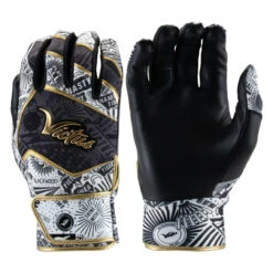 Victus NOX Adult Baseball/Softball Batting Gloves -Baseball Equipment Store vbgnox bk gd 01 06029.1679301081