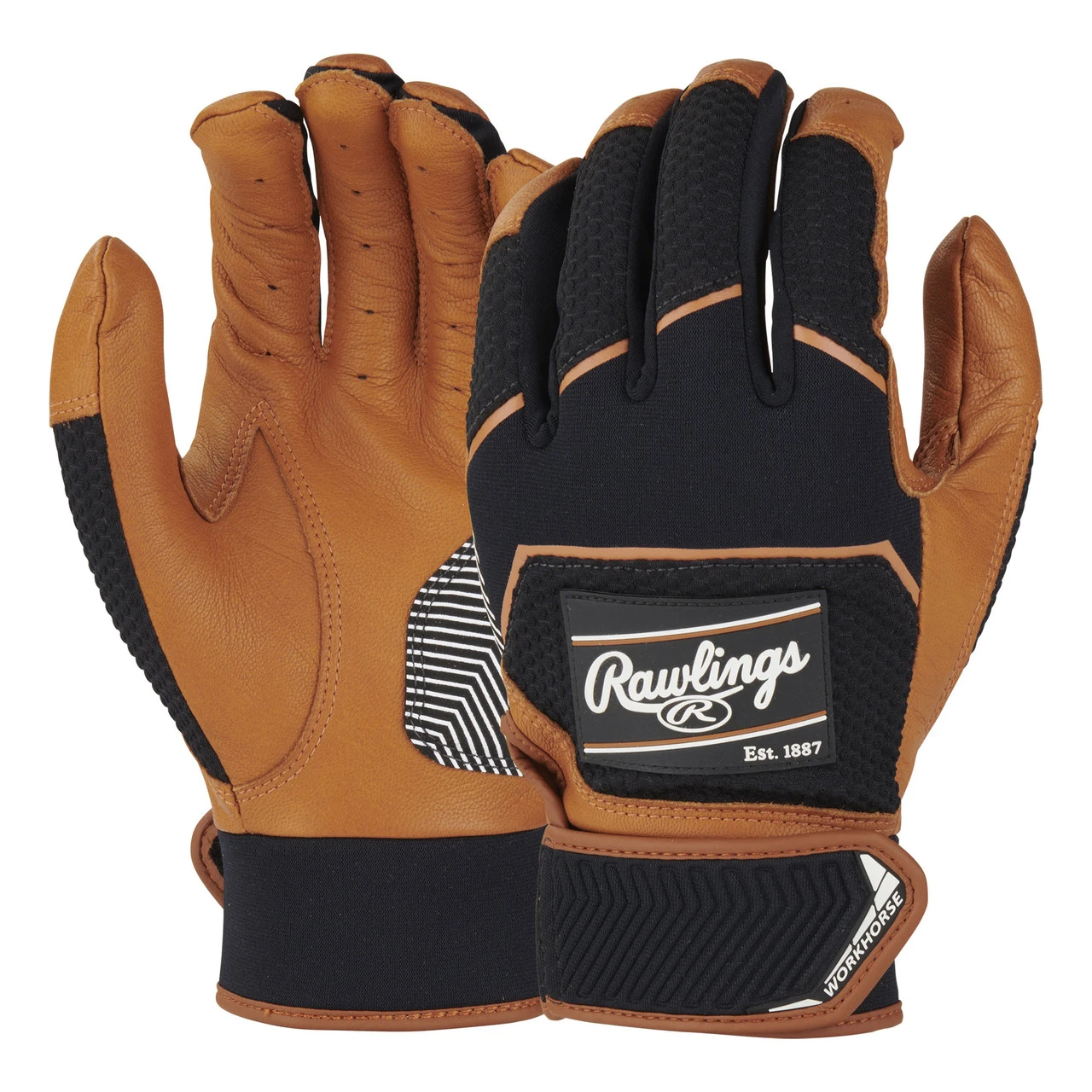 Rawlings Adult Workhorse Baseball/Softball Batting Gloves 10 Rawlings Adult Workhorse Baseball/Softball Batting Gloves - Image 10
