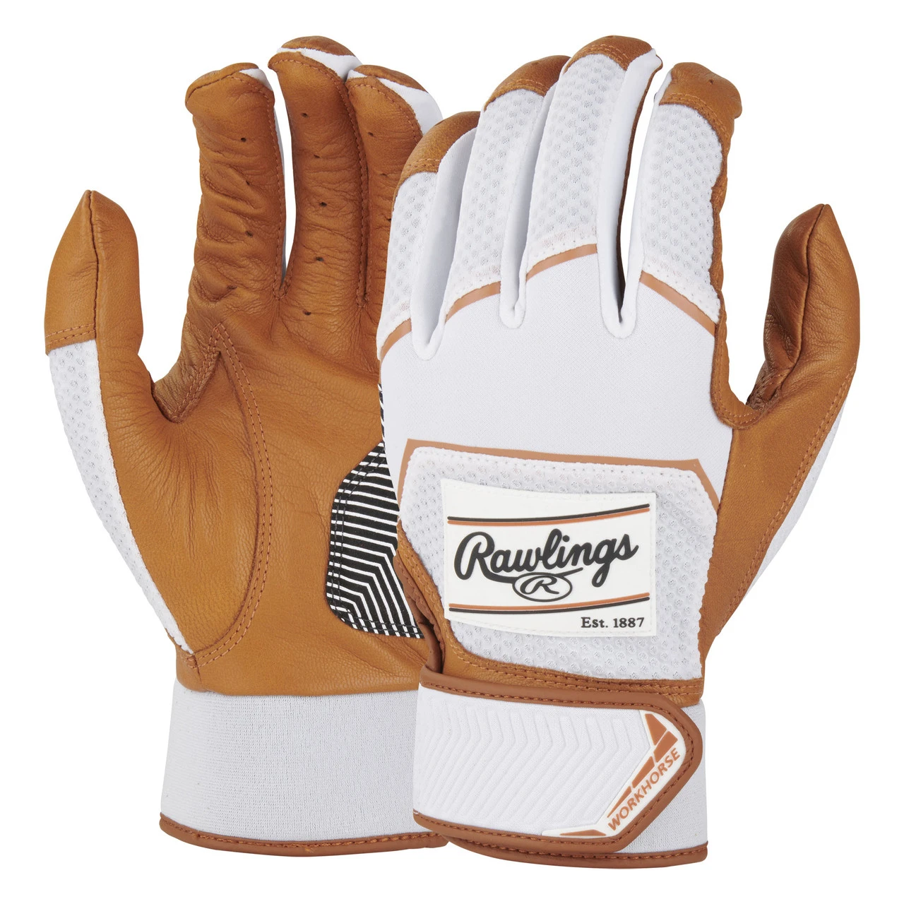 Rawlings Adult Workhorse Baseball/Softball Batting Gloves 13 Rawlings Adult Workhorse Baseball/Softball Batting Gloves - Image 13